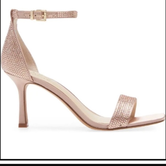 NEW! Vince Camuto Enella Embellished Ankle Strap Heel Sandal - Size 9.5 - Picture 5 of 11